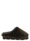 Brunello Cucinelli Monile Sherling Sabots Flat Shoes Brown