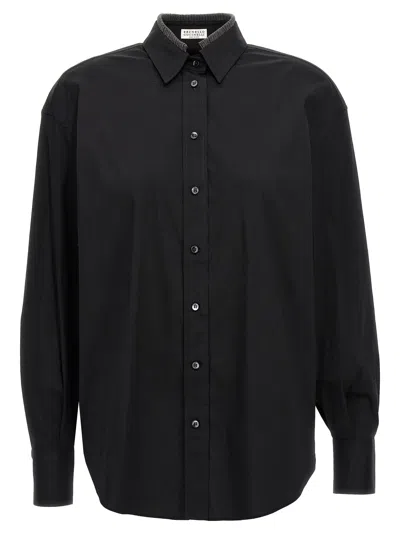 Brunello Cucinelli 'monile' Shirt In Black