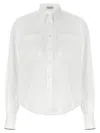 Brunello Cucinelli Monile Shirt Shirt And Blouse In White