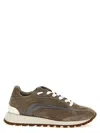 Brunello Cucinelli Monili-embellished Suede Sneakers
