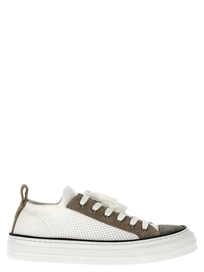 Brunello Cucinelli Monile Sneakers In White
