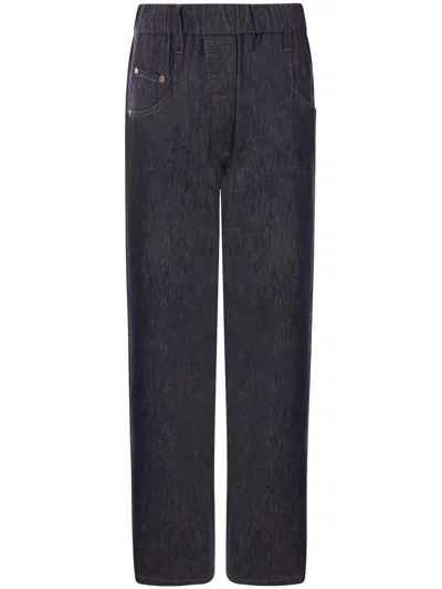 Brunello Cucinelli Monile Straight-leg Jeans In Blue