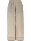 Brunello Cucinelli Trousers Wide Leg Elastic Waistband