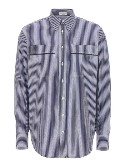 BRUNELLO CUCINELLI CAMISA - MULTICOLOR