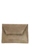 BRUNELLO CUCINELLI BRUNELLO CUCINELLI MONILE SUEDE CLUTCH BAG