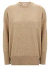 Brunello Cucinelli Monile Sweater Sweaters And Cardigans Beige In Brown