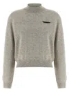 Brunello Cucinelli 'monile' Sweater In Gray