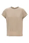 Brunello Cucinelli Monile T-shirt In Sand