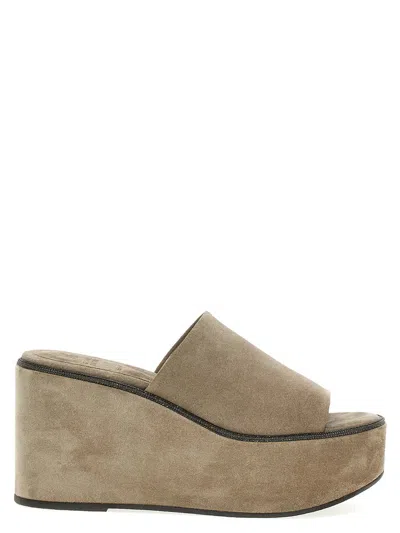 BRUNELLO CUCINELLI BRUNELLO CUCINELLI 'MONILE' WEDGES