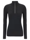 Brunello Cucinelli Wolf Knitwear Mock Neck Long Sleeves In Gray