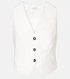 Brunello Cucinelli Weste Monili Aus Popeline In Beige
