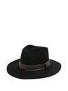 Brunello Cucinelli Monili-band Hat In Black