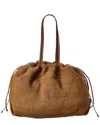 Brunello Cucinelli Woman Shoulder Bag Camel Size - Leather In Brown