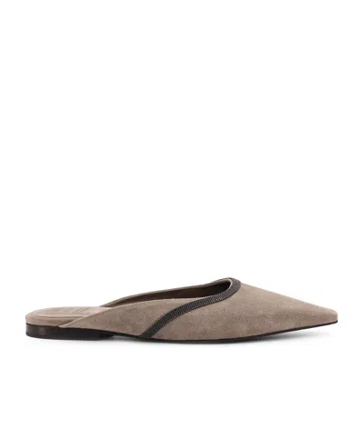 BRUNELLO CUCINELLI MONILI BEADED MULES