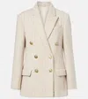 Brunello Cucinelli Monili Cable-knit Cashmere Blazer In Neutral