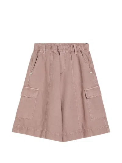 Brunello Cucinelli Kids' Monili Cargo Pants In Pink