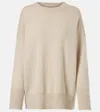Brunello Cucinelli Monili Cashmere Sweater In Beige