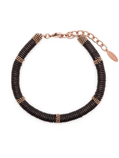 Brunello Cucinelli Monili-chain Bracelet In Black