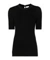 Brunello Cucinelli Cotton Jersey Fitted Jersey T-shirt In Black