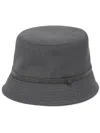 Brunello Cucinelli Monili Chain Detail Bucket Hat In Grey