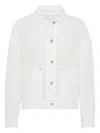 Brunello Cucinelli Monili Organza-jacke Mit Kettendetail
