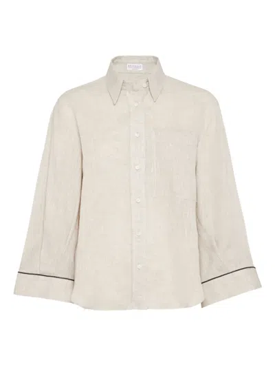 Brunello Cucinelli T-shirt Mit Monili-kettendetail