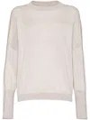 Brunello Cucinelli Monili-chain Detail Sweater In 中性色