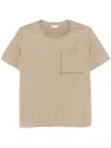 Brunello Cucinelli Monili Chain-detail T-shirt In Brown