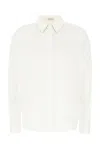Brunello Cucinelli Monili Chain Detailed Long-sleeved Shirt In White