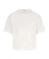 Brunello Cucinelli Monili-chain T-shirt In White