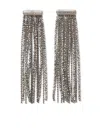 Brunello Cucinelli Silver Drop Earrings In Silver