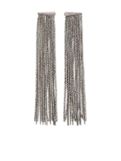 BRUNELLO CUCINELLI MONILI CHAIN EARRINGS