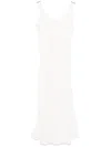 Brunello Cucinelli Monili-chain Maxi Dress In Neutrals