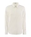 Brunello Cucinelli "shirt With Shiny In White
