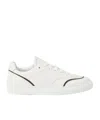Brunello Cucinelli Women Leather Sneakers With Shiny Details In White