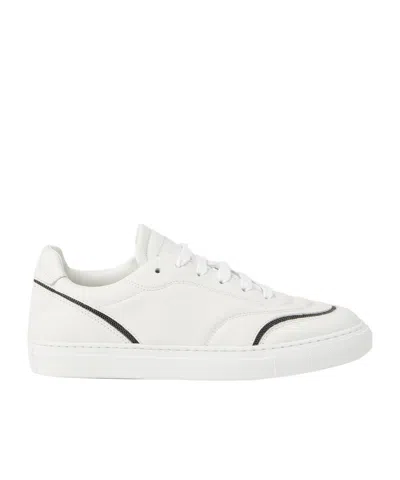 Brunello Cucinelli Monili-chain Sneakers In White