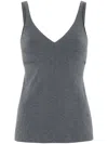 Brunello Cucinelli Monili-chain Top In Grey