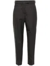 Brunello Cucinelli Monili-chain Trousers In Grey