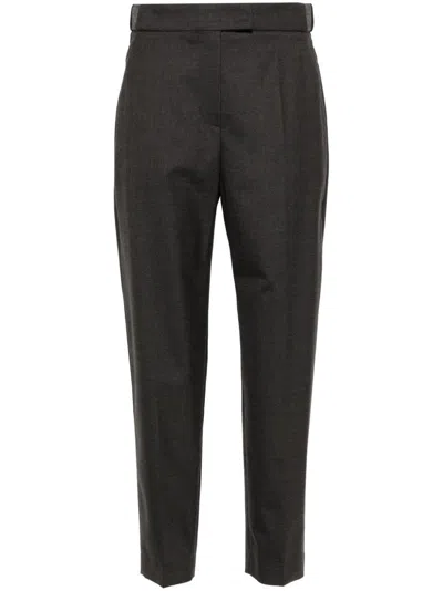 Brunello Cucinelli Monili-chain Trousers In Grigio Scuro