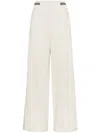 Brunello Cucinelli Women's Stretch Lightweight French Terry Loose Trousers In Nude
