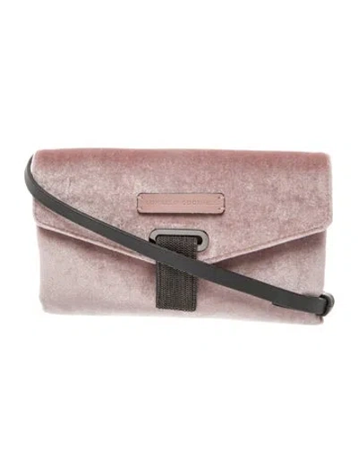 Pre-owned Brunello Cucinelli Monili Clutch In Gray
