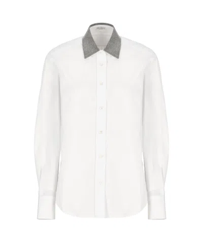 BRUNELLO CUCINELLI BRUNELLO CUCINELLI LONG-SLEEVED BUTTON-UP SHIRT