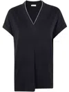 Brunello Cucinelli Short Sleeves Tshirt In Black