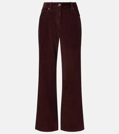 BRUNELLO CUCINELLI MONILI CORDUROY STRAIGHT PANTS