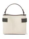 Brunello Cucinelli Monili Cross Body Bag In Neutrals