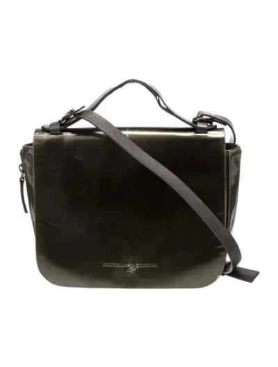 Pre-owned Brunello Cucinelli Monili Crossbody Bag In Black