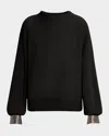 Brunello Cucinelli Monili-cuff Cashmere Rib Crewneck Sweater