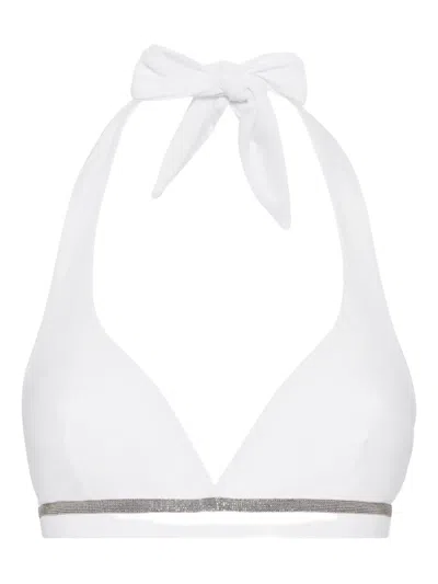 Brunello Cucinelli Bikinioberteil Mit Monili-detail