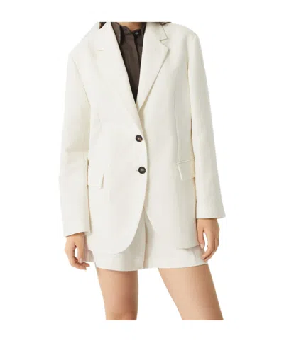 Brunello Cucinelli Monili-detail Blazer In White