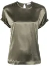 Brunello Cucinelli Monili-detail Blouse In Green